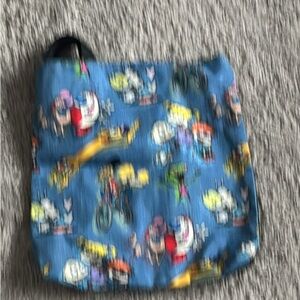 Nickelodeon Blue Cartoon Character Bag